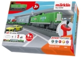Märklin My World - 29347 Startpackung Autotransport – Lokomotive mit Waggons & Autos – Licht, Sound, Funkfernsteuerung – Modellbahn Starterset – ab 3 Jahre – Spur H0 1:87 - 1
