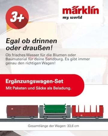 Märklin My World – 44100 - Ergänzungswagen-Set Güterzug – Modellbahn Zubehör – Spur H0 - 2