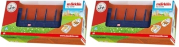 Märklin My World – 44104 - Rungenwagen – mit Magnetkupplung – Zubehör für Modelleisenbahn - ab 3 Jahren – Spur H0 (Packung mit 2) - 1
