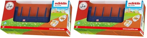 Märklin My World – 44104 - Rungenwagen – mit Magnetkupplung – Zubehör für Modelleisenbahn - ab 3 Jahren – Spur H0 (Packung mit 2) - 1