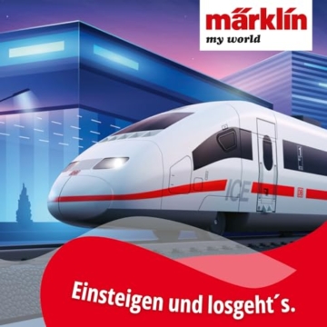 Märklin My World Startpackung - Ice Hochgeschwindigkeitszug 63 cm mit Fernsteuerung ab 3 Jahren - 2
