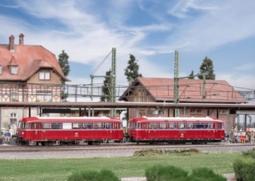 Märklin Schienenbus mit Steuerwagen Baureihe 798 und 998 - Spur H0 - Digital mfx+ - Art.-Nr. 38980 - mit Sound & Licht - 3