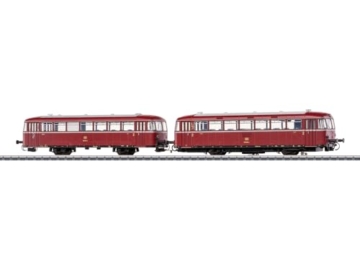 Märklin Schienenbus mit Steuerwagen Baureihe 798 und 998 - Spur H0 - Digital mfx+ - Art.-Nr. 38980 - mit Sound & Licht - 1