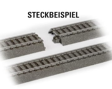 Märklin Start up 20299 - Gleis-Set gebogen (Inhalt: 2X 24206, 4X 24224) - 3