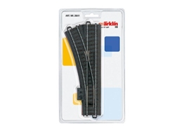 Märklin Start up 20611 - Modelleisenbahn Handweiche Links - Spur H0 - Länge 188,3 mm - 1