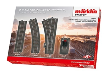 Märklin Start up 24900 - C-Gleis Ergänzungspackung C1, Modelleisenbahn Spur H0 - 1