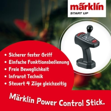Märklin Start up 29124 - Startpackung Weihnachten mit Dampflok, Personenwagen und Güterwagen in weihnachtlicher Gestaltung, Spur H0, ab 6 Jahren - ideal für den Einstieg in die Modellbahnwelt - 6