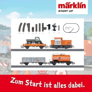 Märklin Start up 29296 H0 Digital Startpackung Kommunaldienst – Lok mit mfx, IR Power Control Stick, C-Gleis Oval mit Weiche, Kommunalfahrzeug, ab 6 Jahren - 7