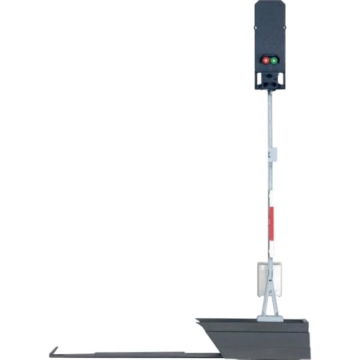 Märklin Start Up Lichtblocksignal 74391, LED Sperrsignale, Kompatibel mit C-Gleis-System, Digitale Steuerbarkeit, Spur H0 - 1