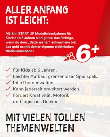 Märklin start up - Vollautomatischer Modelleisenbahn Bahnübergang Spur H0, 74924 - 5