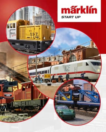 Märklin start up - Vollautomatischer Modelleisenbahn Bahnübergang Spur H0, 74924 - 7