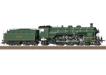 Märklin Trix H0 25435 Dampflokomotive S 3/6 „Hochhaxige“ Epoche I – Digital-Decoder, Sound, Rauchsatz, Metallausführung, LED-Beleuchtung, Gleichstrom Modelleisenbahn - 1