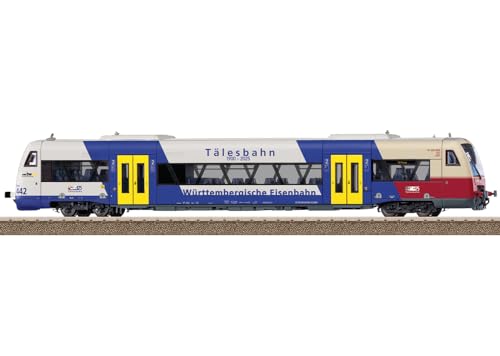 Märklin Trix H0 25971 Dieseltriebwagen Regio Shuttle RS1 Baureihe 650 Weg „125 Jahre Tälesbahn“ – Digital-Decoder, Sound, Innenbeleuchtung, Epoche VI, Gleichstrom Modelleisenbahn - 1