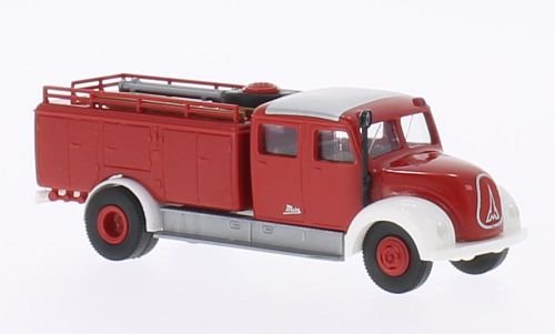 Magirus Mercur TLF 15, rot/weiss , Modellauto, Fertigmodell, Brekina 1:87 - 1