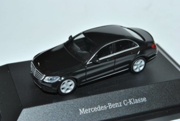 Mercedes-Benz C-Klasse Limousine Schwarz Uni W205 Ab 2014 H0 1/87 Herpa Modell Auto - 2