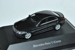 Mercedes-Benz C-Klasse Limousine Schwarz Uni W205 Ab 2014 H0 1/87 Herpa Modell Auto - 1