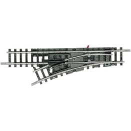 Minitrix 14951 - Manuelle Handweiche Links – Radius R1 - Detailgetreue Modelleisenbahn-Zubehör - Hohe Qualität und Präzision - Spur N - 1