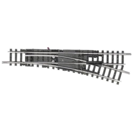 Minitrix 14955 - Manuelle Handweiche Rechts – Radius R4 - Detailgetreue Modelleisenbahn-Zubehör - Hohe Qualität und Präzision - Spur N - 1