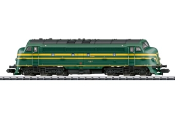 Minitrix 16962 Diesellokomotive Serie 204 Spur N (1:160) – Digitallok mit Sound, mfx & DCC Decoder, Metalldruckguss, LED-Beleuchtung, Epoche III Modelleisenbahn - 1