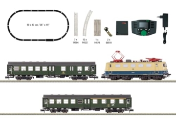 Minitrix Digital-Startpackung Personenzug – Modellbahn Set mit Lok, Wagen, Gleisen & Digitalsteuerung – realistisches Zugmodell – ab 15 Jahren – Spur H0-11132 - 2
