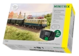 Minitrix Digital-Startpackung Personenzug – Modellbahn Set mit Lok, Wagen, Gleisen & Digitalsteuerung – realistisches Zugmodell – ab 15 Jahren – Spur H0-11132 - 1