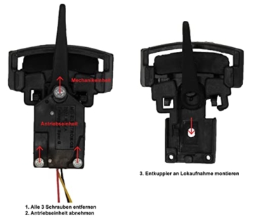 ML-Train Rangierkuppler-Set mit 2 Entkuppler und Motorsteuerung - für Loks - Analog- und Digitalbetrieb - Gartenbahn Spur G Zubehör - 7