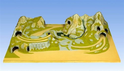 NOCH 80100 - Fertiggelände Silvretta, 220 x 140 x 52 cm, bunt - 2