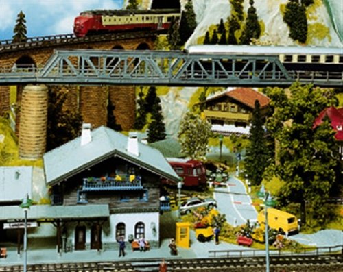 NOCH 80100 - Fertiggelände Silvretta, 220 x 140 x 52 cm, bunt - 3