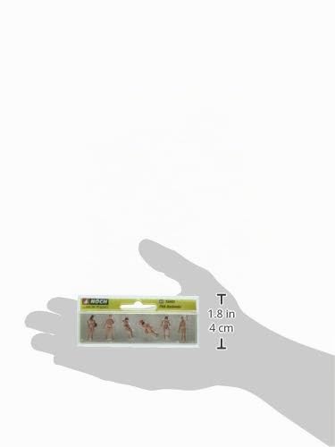 NOCH® FKK-Badende, Figuren-Set, für die Spurweite H0, ideal für Modellbau und DIY - 2