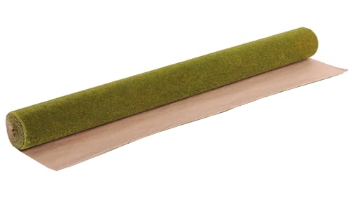 NOCH® Grasmatte „Wiese“, mit Modellbau Gras, 120 x 60 cm für die Spurweiten H0, N, Z ideal für ländliche Szenen und DIY-Projekte - 2