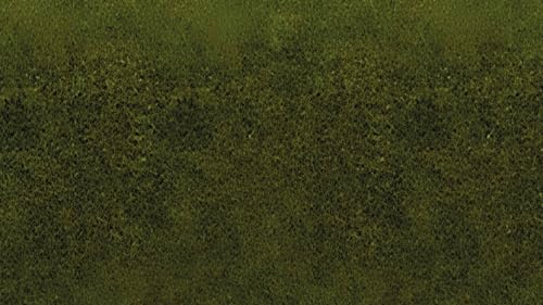NOCH® Grasmatte „Wiese“, mit Modellbau Gras, 120 x 60 cm für die Spurweiten H0, N, Z ideal für ländliche Szenen und DIY-Projekte - 3