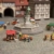 NOCH H0 Figuren-Themenwelt „EIS- und Hot Dog-Wagen“, Handkoloriert Modellbau Set für H0, perfekt für Wochenmärkte mit Miniaturfiguren - 2