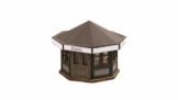NOCH® Kiosk, realistisches Modellbau-Gebäude, 5,4 x 5,4 x 4,2 cm für die Spurweite H0, ideal für Szenengestaltung - 1