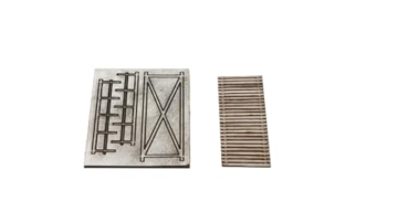 NOCH Kleiner Steg, Laser-Cut Bausatz für Modellbau, 6 x 2,2 cm ideal für Spur H0 und Dioramen - 4