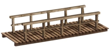 NOCH Kleiner Steg, Laser-Cut Bausatz für Modellbau, 6 x 2,2 cm ideal für Spur H0 und Dioramen - 1