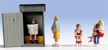 NOCH® Klogeschichten, handkolorierte Miniaturfiguren für Spur H0, Modellbau und Dioramen - 2