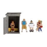 NOCH® Klogeschichten, handkolorierte Miniaturfiguren für Spur H0, Modellbau und Dioramen - 1
