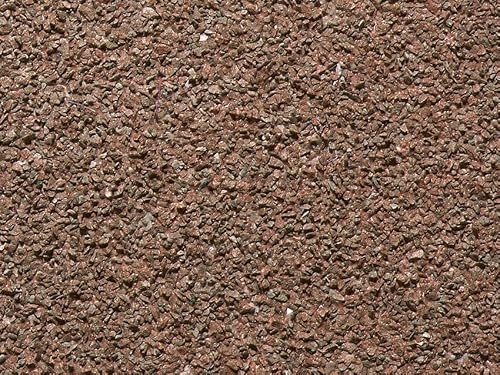 NOCH® Profi-Schotter „Gneis“, rotbrauner Gleisschottre, fein 250 g für Modellbau und kreative Projekte und Deko - 2
