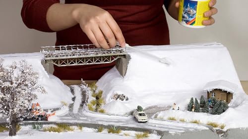 NOCH® Winter-Set, mit Schnee-Paste und Eiskristall-Paste für kreative Modellbau Winterlandschaften, passend für die Spurweiten H0, TT, N, Z - 2