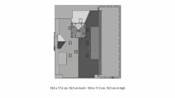 NOCH® Wirtshaus mit Biergarten, Gasthaus Modellbau, 18,9 x 17,2 cm für die Spurweite H0 - 5