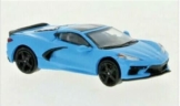 PCX87 PCX870211 kompatibel mit Chevrolet Corvette C8, blau, 2020, 1:87, Fertigmodell - 1