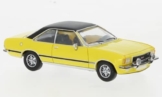 PCX87 PCX870347 kompatibel mit Opel Commodore B Coupe, gelb/matt-schwarz, 1972, 1:87, Fertigmodell - 1