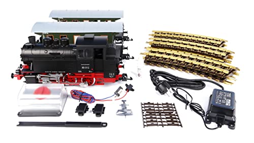 Piko 37125 Start-Set BR 80 mit 2 Personenwagen der DR Spur G Epoche III (inklusive Sound + Dampf) - 2