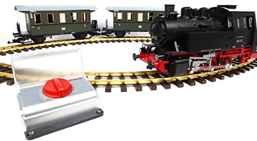 Piko 37125 Start-Set BR 80 mit 2 Personenwagen der DR Spur G Epoche III (inklusive Sound + Dampf) - 3