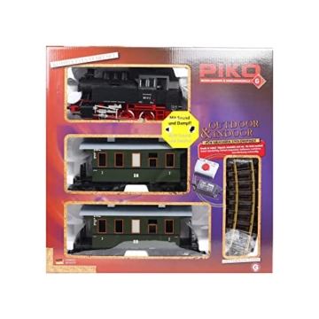 Piko 37125 Start-Set BR 80 mit 2 Personenwagen der DR Spur G Epoche III (inklusive Sound + Dampf) - 5