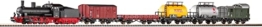 Piko-57123-Start-Set Güterzug Dampflok G7 + 5 Wg. Bettung, Schwarz - 1