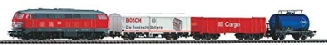 Piko 57154 Start-Set DB Cargo BR 218 + Güterwgn. Bettung V, Weiß - 1