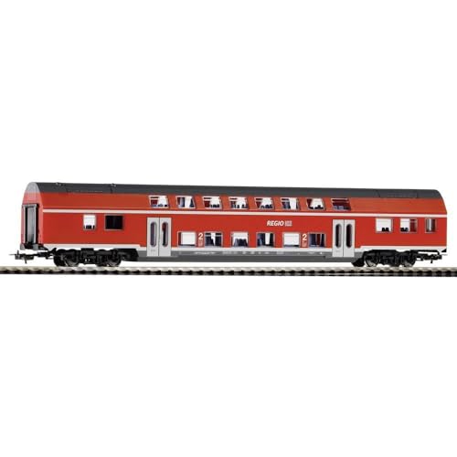 Piko 57620 Doppelstockwagen 2 Klasse DBuz747 DB Regio, Rot - 1