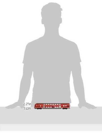 Piko 57621 - Doppelstockwwagen DBbuzf778 DB Regio VI, Rot - 3