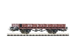 Piko 57717 - H0 Niederbordwagen DR Epoche IV, Braun, S - 1